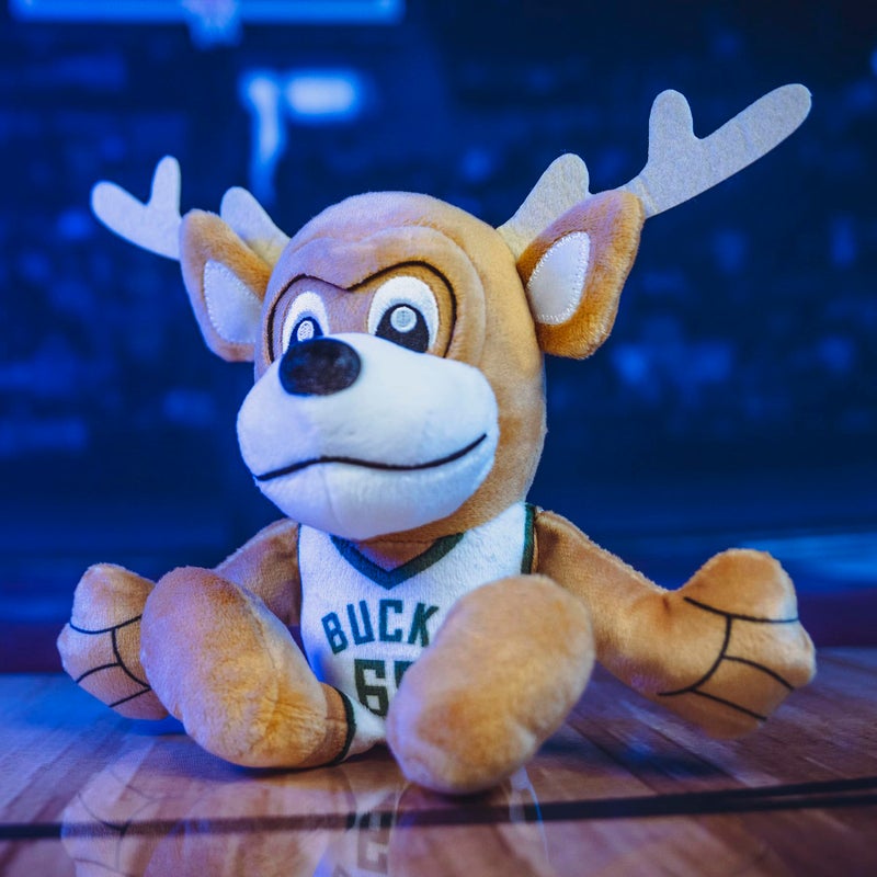 Bleacher Creatures Milwaukee Bucks Bango 8"" NBA Mascot Kuricha Sitting Plush - Soft Chibi Inspired Mascot - Image 4